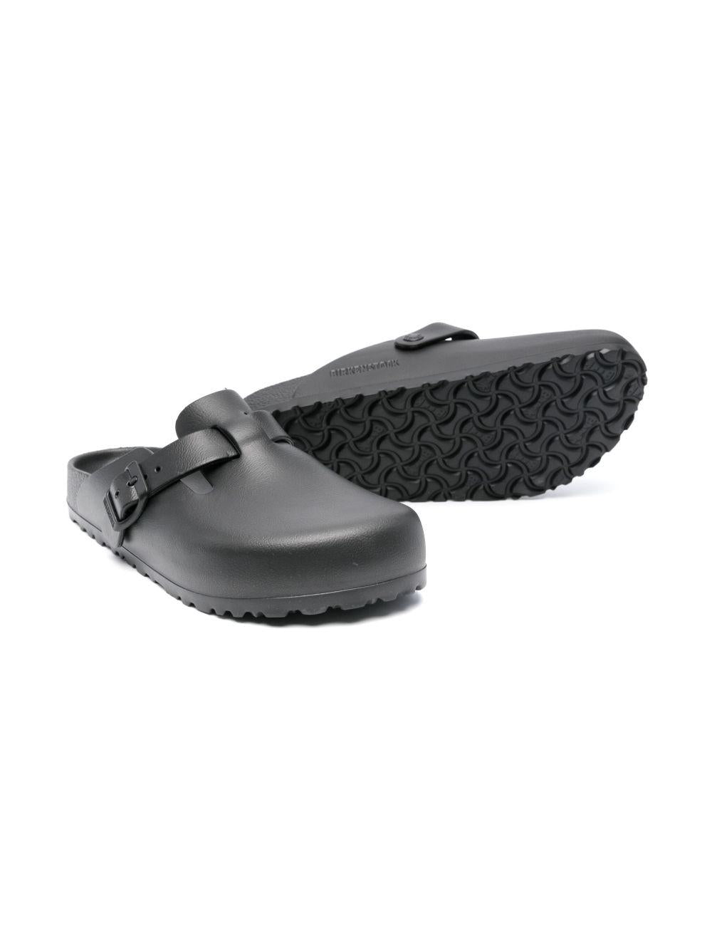 Slippers Boston in finta pelle<BR/><BR/> 127103 BLACK BIRKENSTOCK 