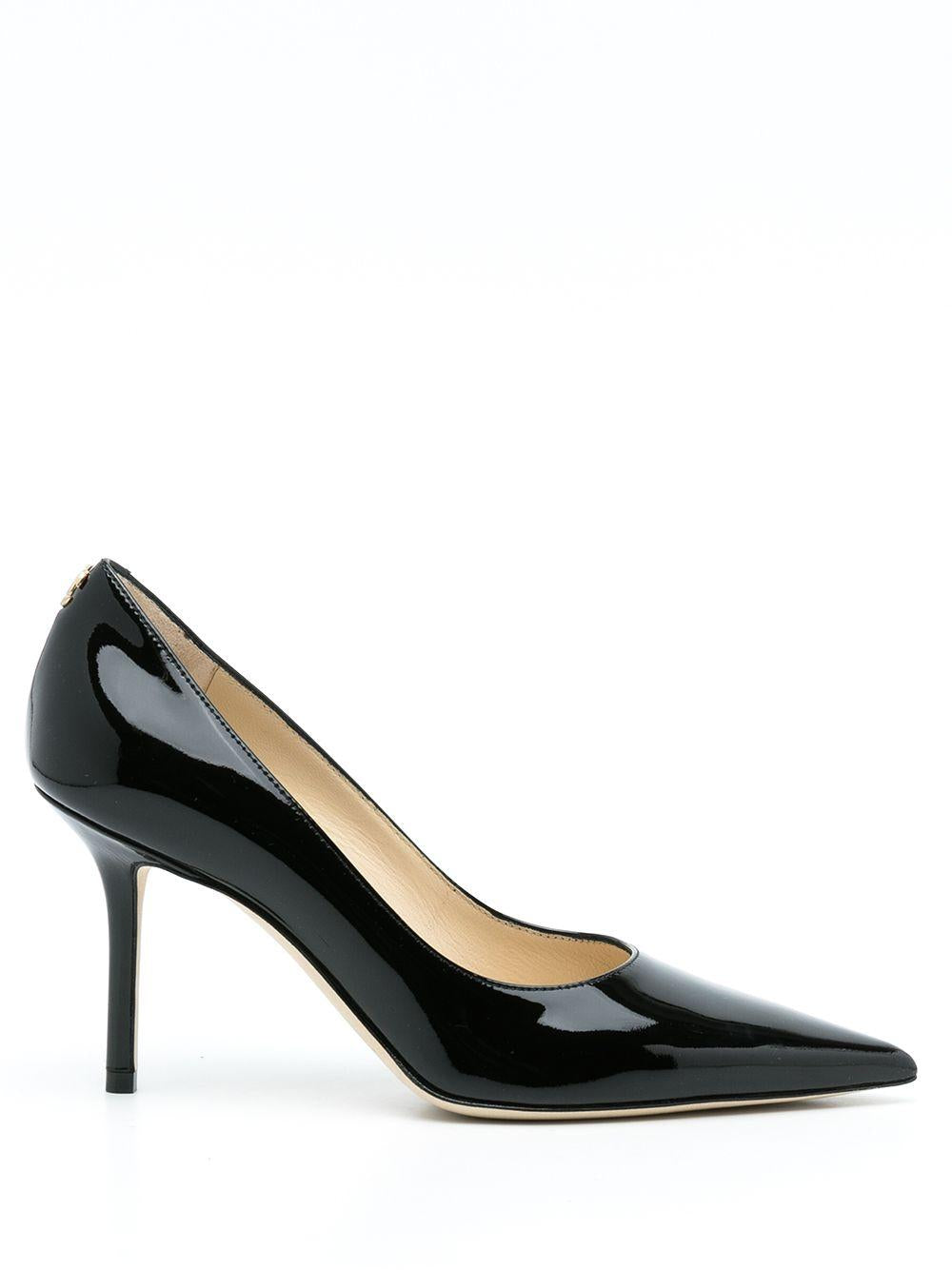 85mm Love pumps<BR/><BR/><BR/> LOVE 85 BLACK JIMMY CHOO 