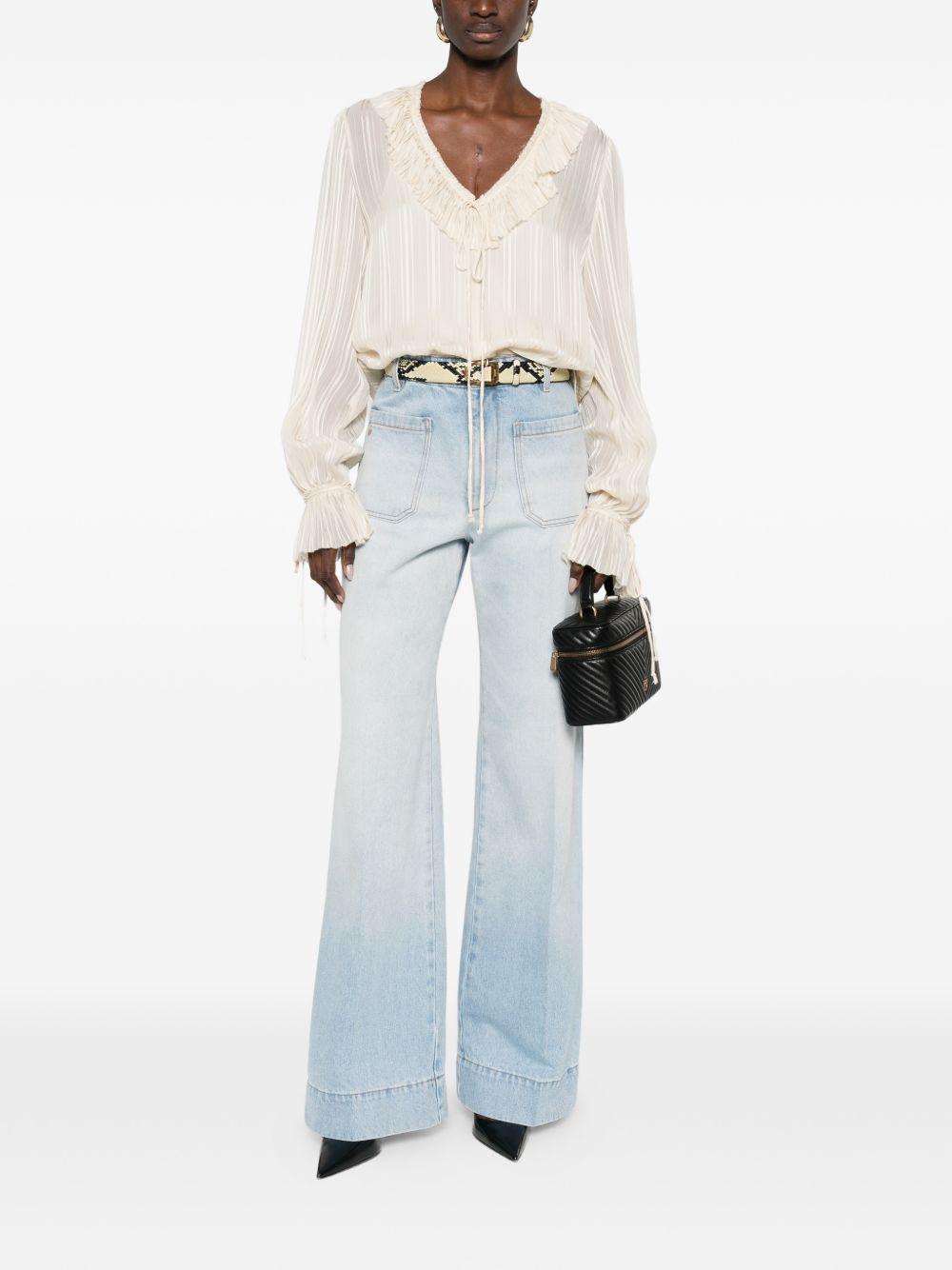 Biddy blouse with ruffles 106276 A373C00 PINKO 
