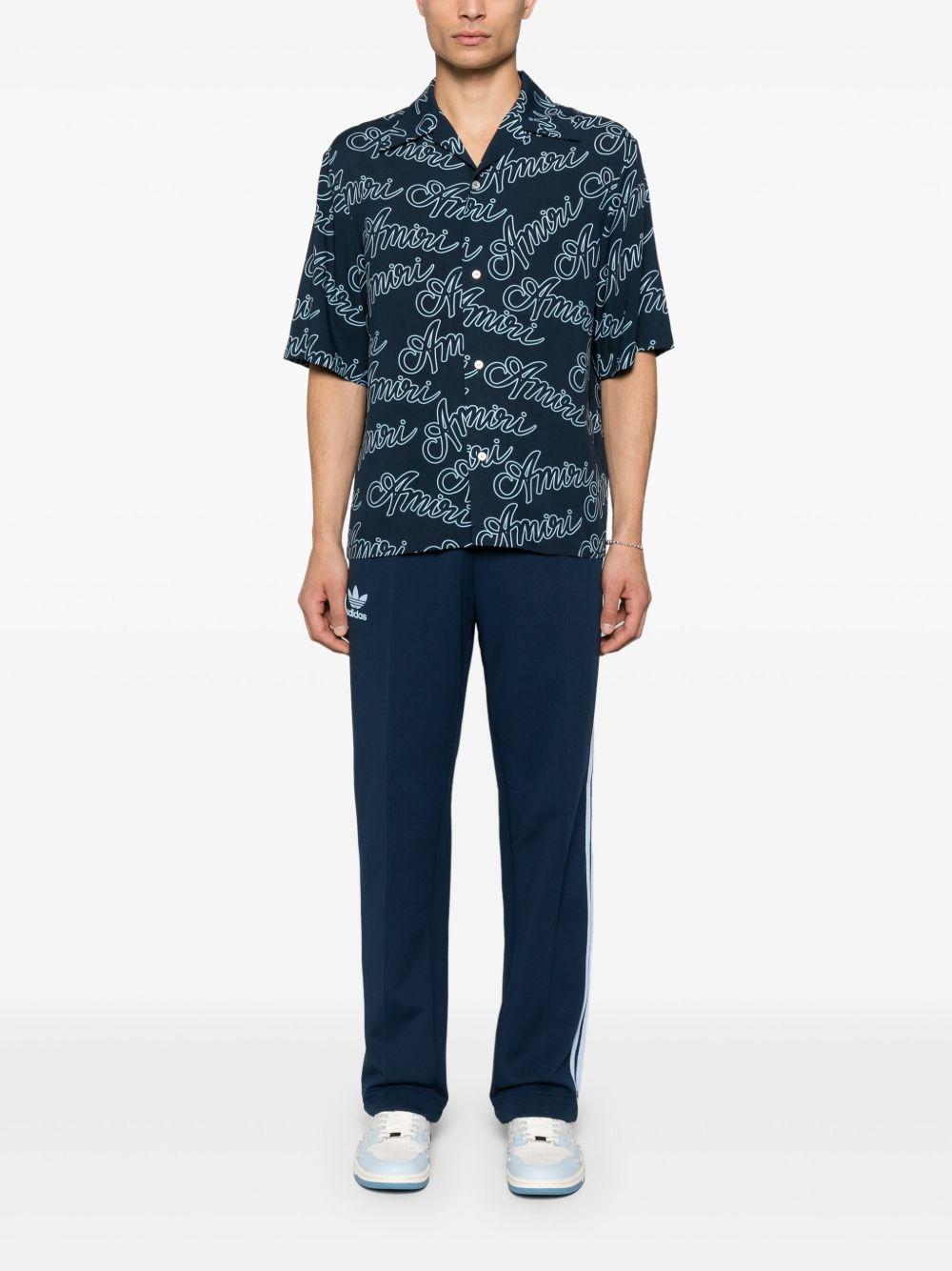 Script shirt<BR/><BR/><BR/> AMSTCA1081 MIDGNIGHT BLUE AMIRI 
