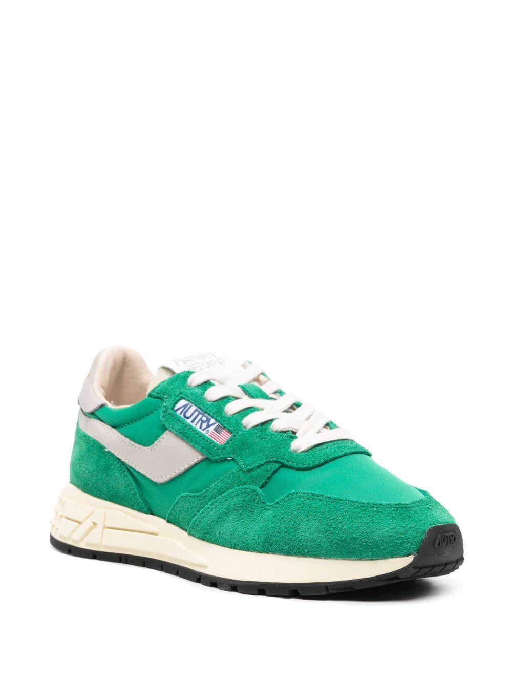 REELWIND LOW SNEAKERS WWLW NC03WHITE/GREEN AUTRY 