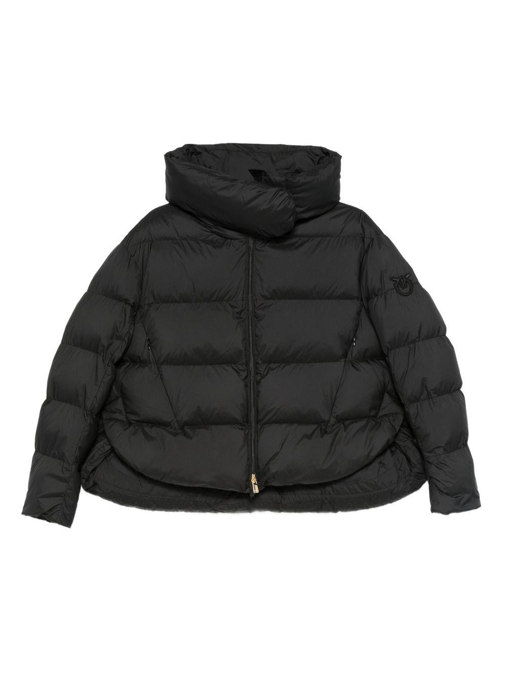 Technical fabric hooded jacket 101602 A2P6Z99 PINKO 