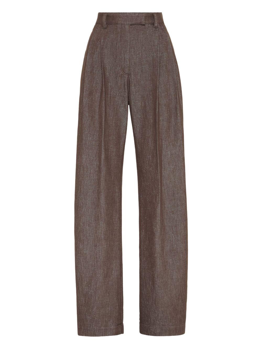 Denim trousers with lurex trim MB148P4022 C003 BRUNELLO CUCINELLI 