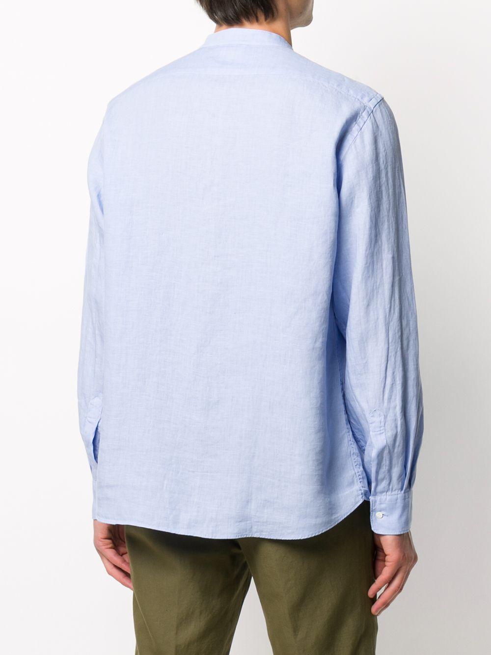 band collar linen shirt S6_A_CE76 C19585070 ASPESI 
