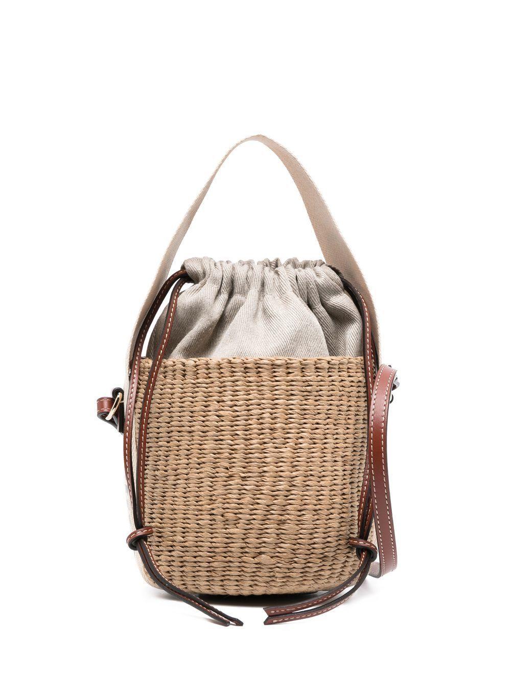 Woody small basket bag CHC22SS381G55 101 CHLOÉ 