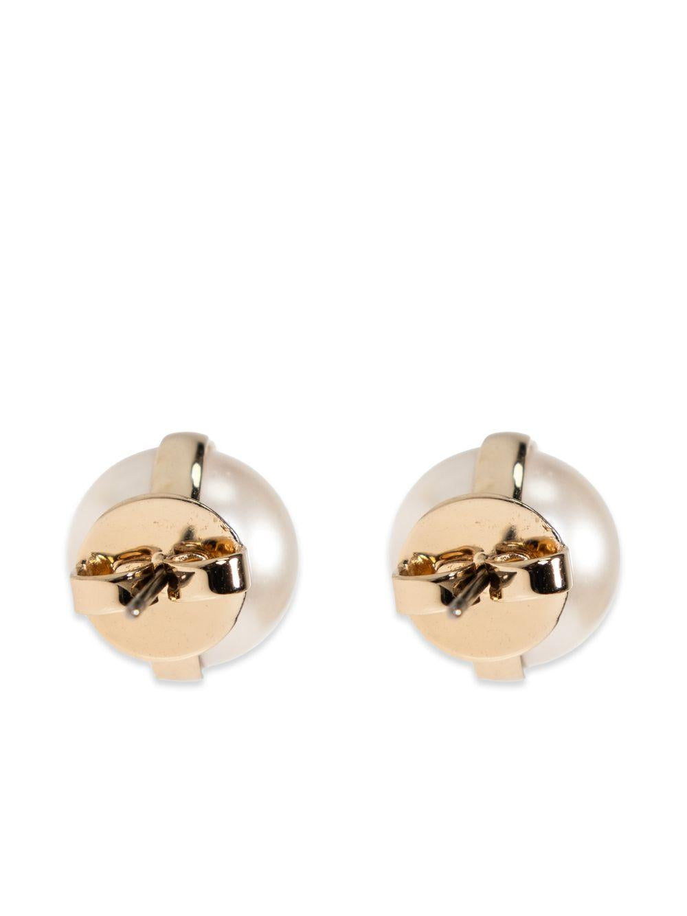 MOONDANCE PEARL STUD EARRINGS 180857 100 TORY BURCH 