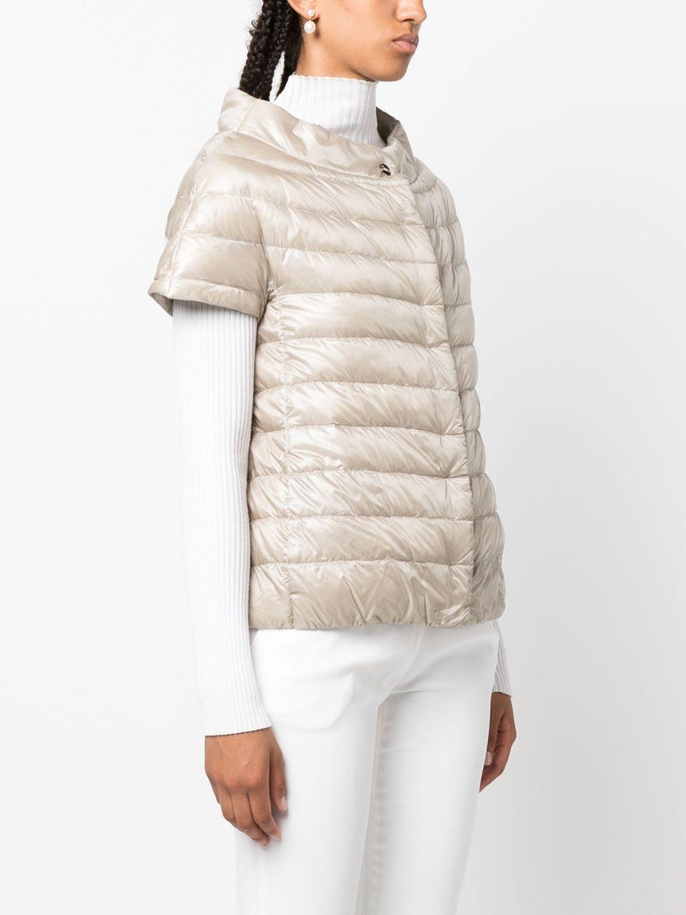 Margherita short-sleeve quilted jacket PI0003DIC 120171985 HERNO 