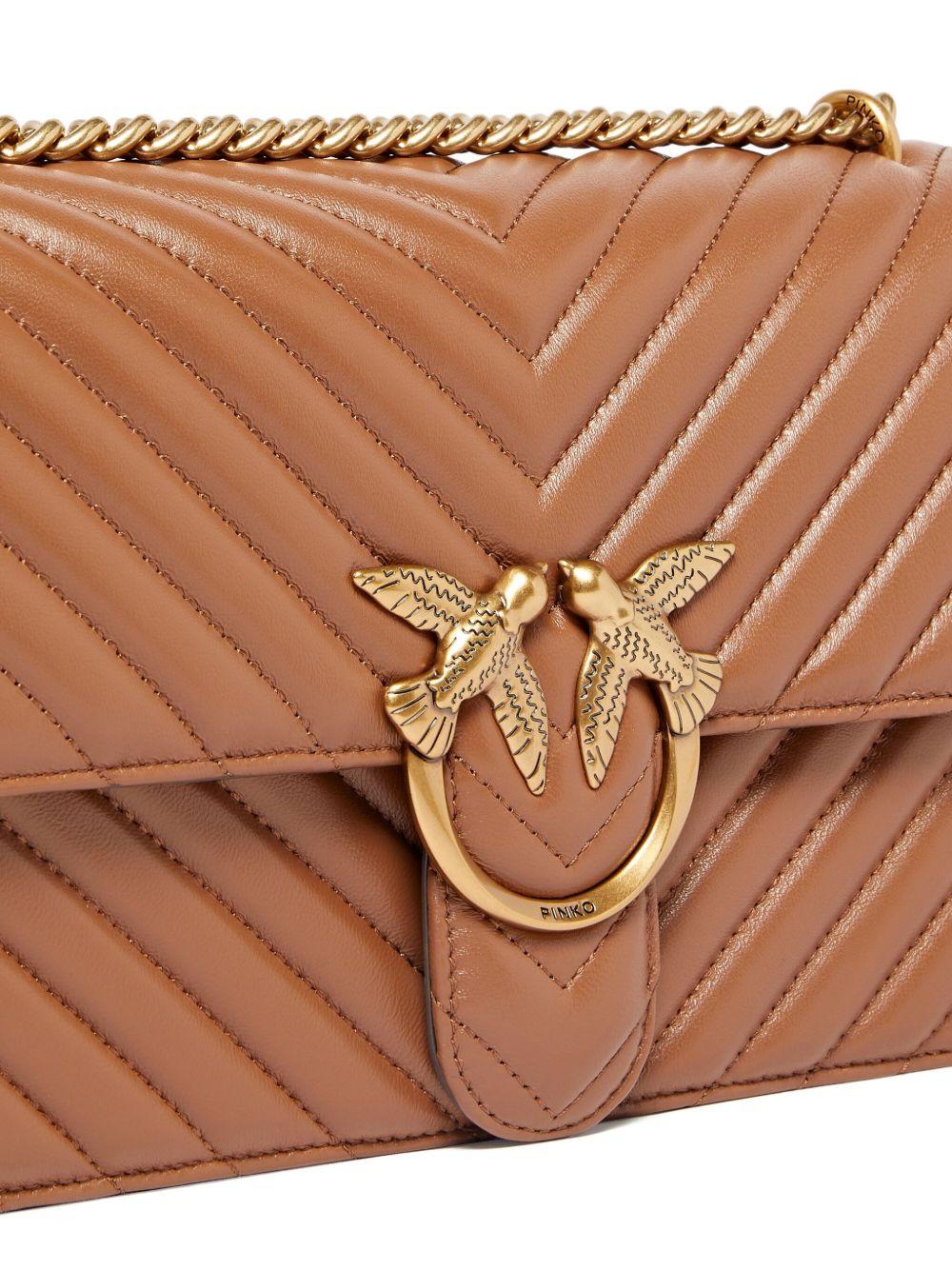 Classic Love Bag One Chevron 100941 A0GKL17Q PINKO 