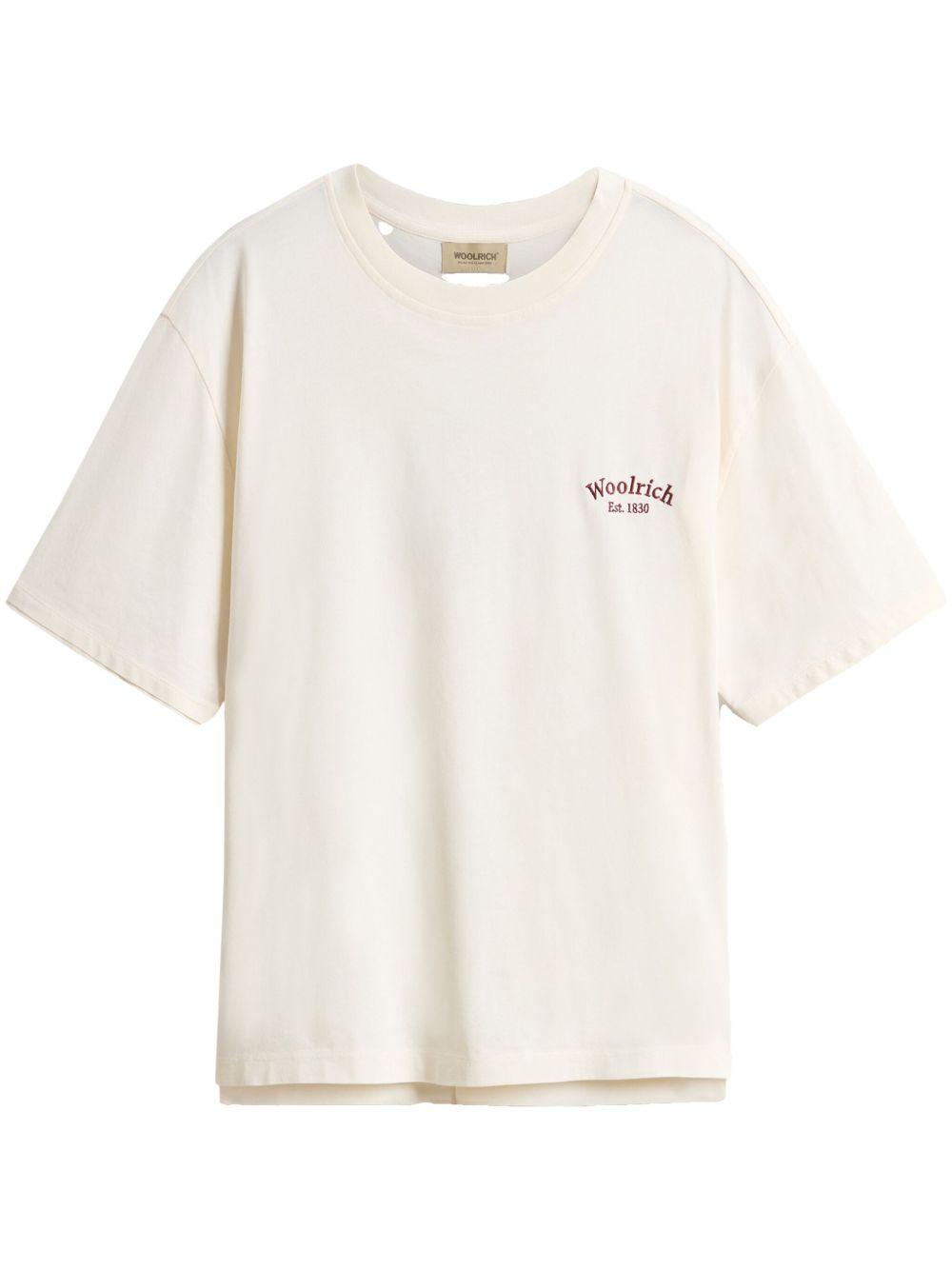 Cotton t-shirt<BR/><BR/><BR/> CFWWTE0101FRUT3855 8887 WOOLRICH 