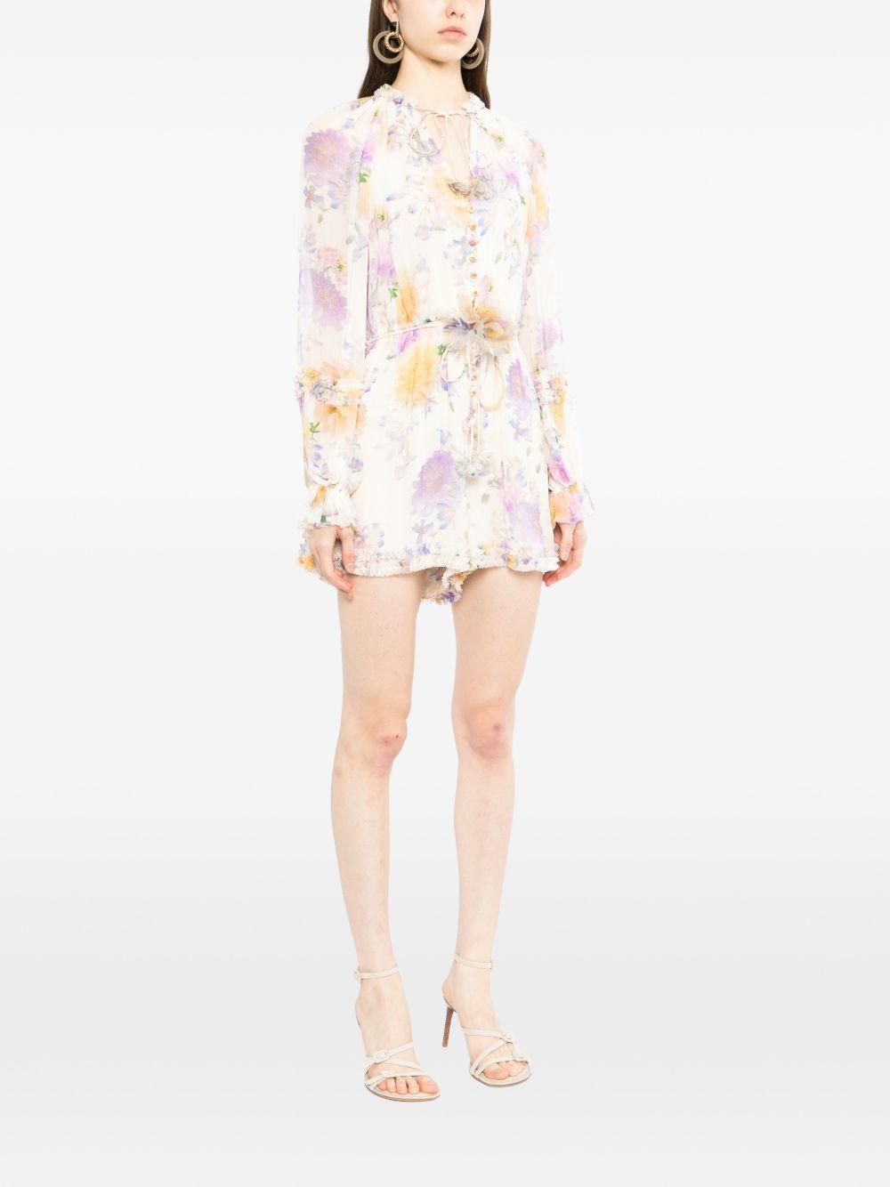 Luna Ruffle Playsuit dress 8154YS261 CRDA ZIMMERMANN 