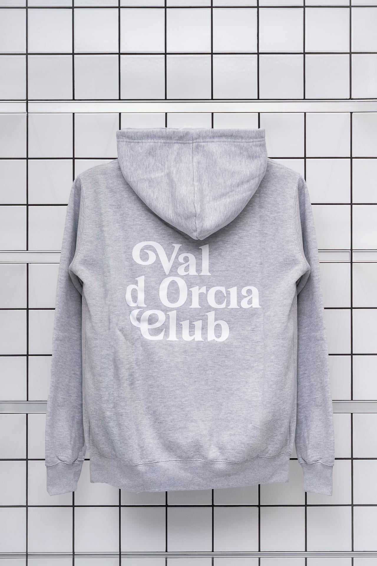 Val d'Orcia Club hoodie FELPA GREY VAL D'ORCIA CLUB 