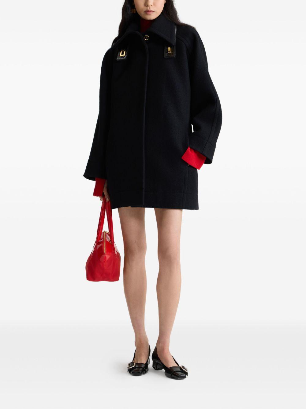 Volume parka in boiled wool OU0420232 999B PATOU 