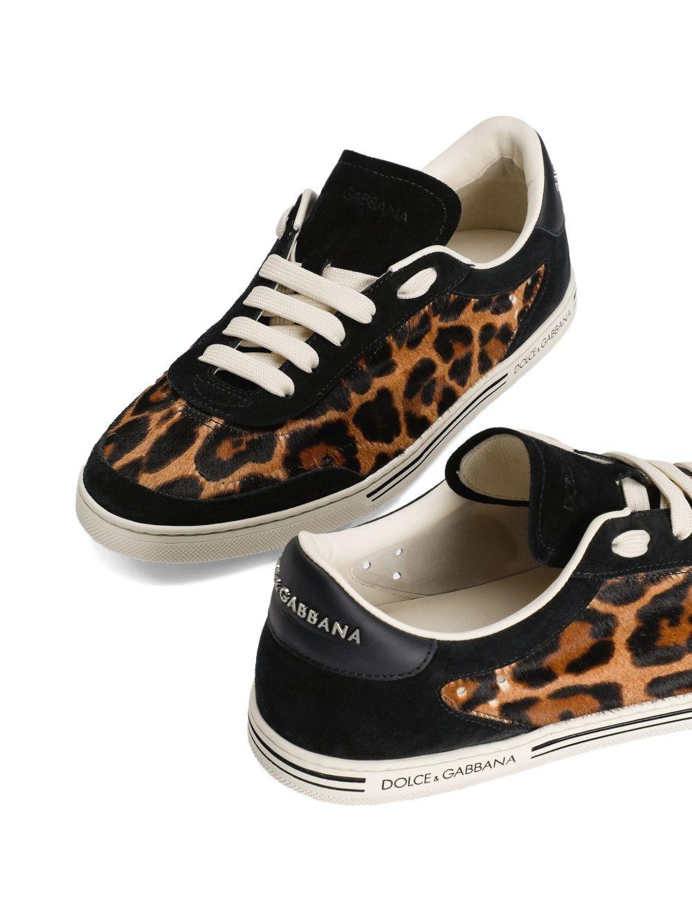 Calf Saint Tropez Light sneakers with print CK2306 AS529HK5JF DOLCE & GABBANA 