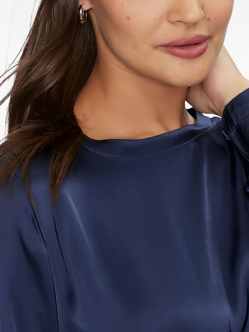 T-shirt with glossy finish TS0202 BLU VICOLO 