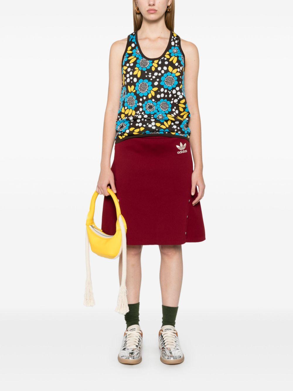 Knit skirt JL9588 COLLEGIATE BURGUNDY ADIDAS x Wales Bonner 