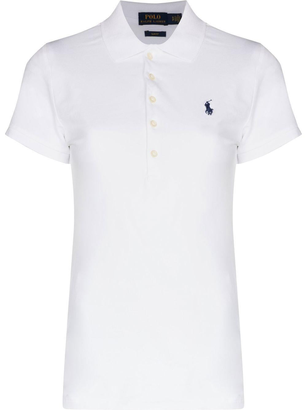 Front logo polo 211870245001 WHITE POLO RALPH LAUREN 