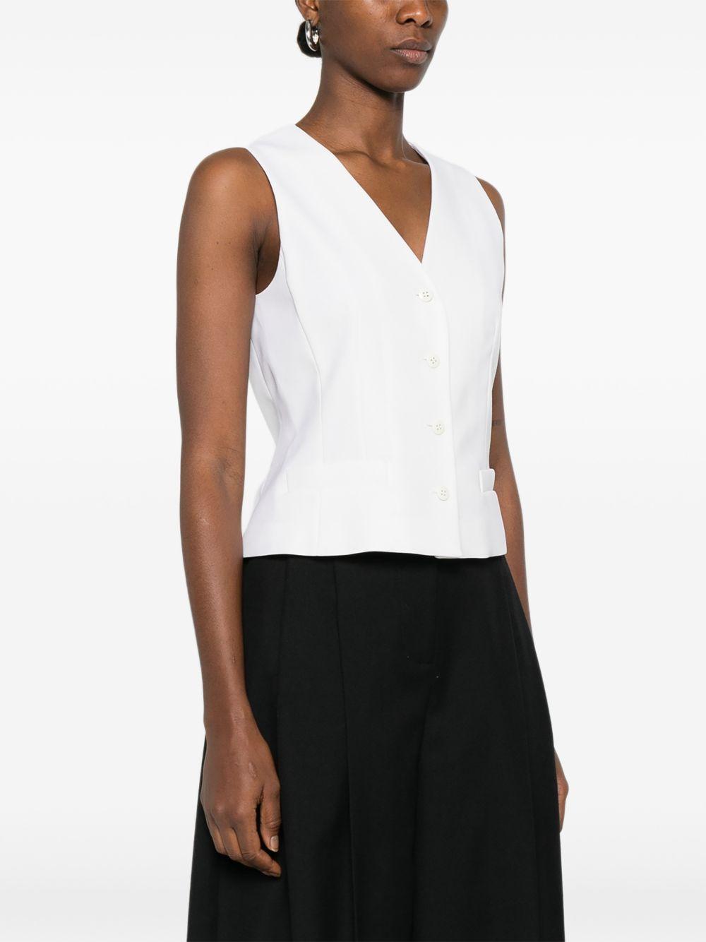 Wool crepe gilet 2616151011 MSTMADIA010 STUDIO  MAX MARA 