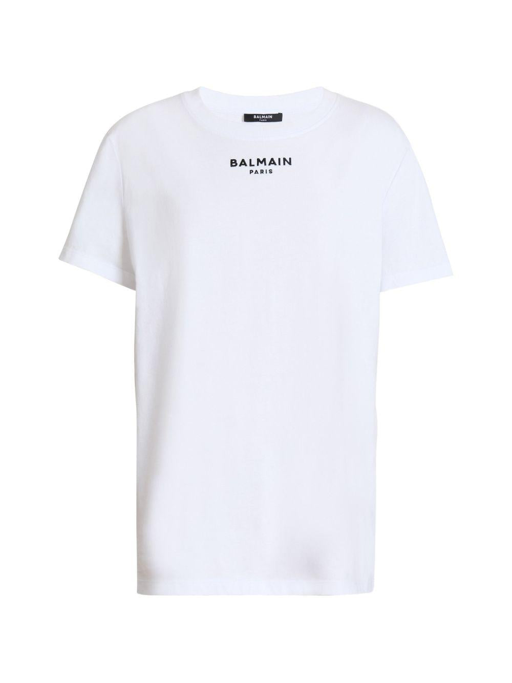 Embroidered Balmain Paris T-shirt HF1EF000BD10 GAB BALMAIN 