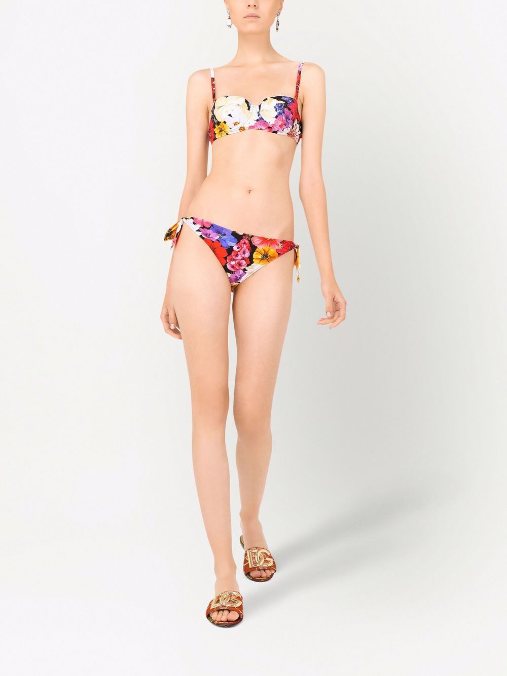 All-over floral print bikini