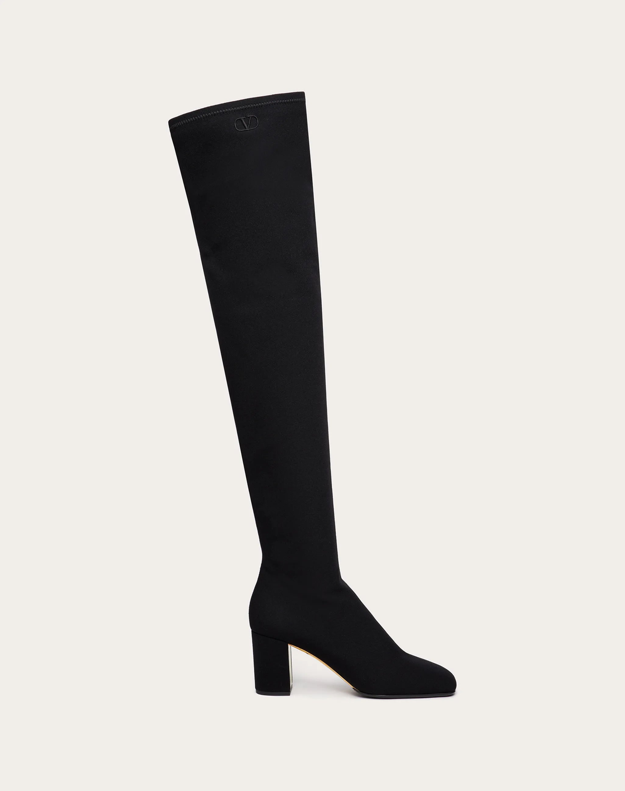 Golden Walk over-the-knee boot in stretch material